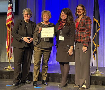 PMSD receives Keystone Award of Excellence as a 2025 Purple Star School. The awards were presented at a conference in Hershey